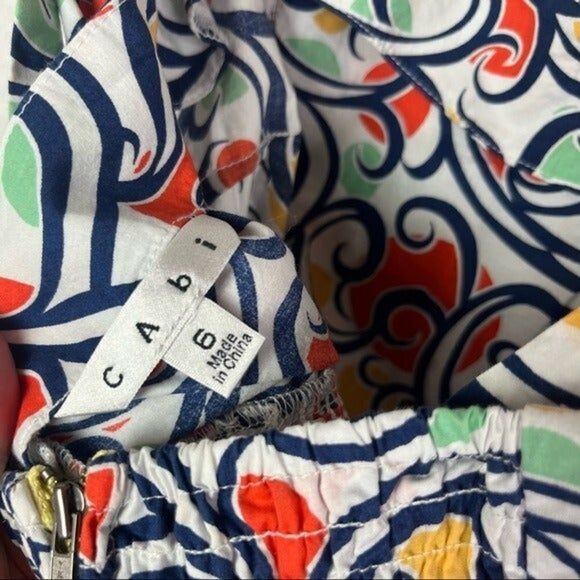 Cabi Colorful Whimsical Swirl Keepsake Cami Tank Top 6 #823 - Picture 5 of 6